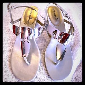 Montego Bay Club - Mork Mirrored Wedge Sandals
